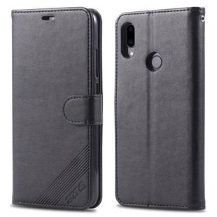 For Xiaomi Redmi Note 7 AZNS Sheepskin Texture Horizontal Flip Leather Case with Holder & Card Slots & Wallet(Black)