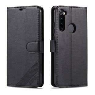For Xiaomi Redmi Note 8 AZNS Sheepskin Texture Horizontal Flip Leather Case with Holder & Card Slots & Wallet(Black)