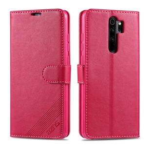 For Xiaomi Redmi Note 8 Pro AZNS Sheepskin Texture Horizontal Flip Leather Case with Holder & Card Slots & Wallet(Red)