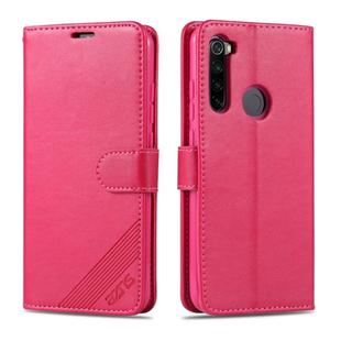 For Xiaomi Redmi Note 8T AZNS Sheepskin Texture Horizontal Flip Leather Case with Holder & Card Slots & Wallet(Red)