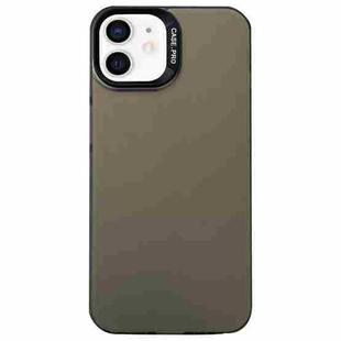 For iPhone 11 Semi Transparent Frosted PC Phone Case(Brown)