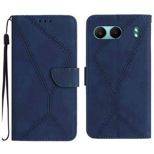 For OnePlus Nord 4 5G Stitching Embossed Leather Phone Case(Blue)