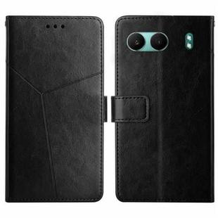 For OnePlus Nord 4 5G Y-shaped Pattern Flip Leather Phone Case(Black)