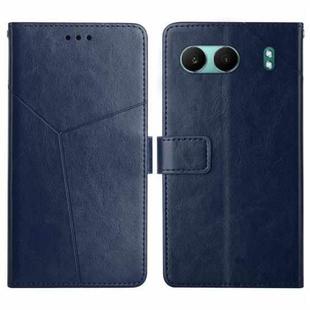 For OnePlus Nord 4 5G Y-shaped Pattern Flip Leather Phone Case(Blue)