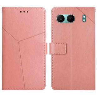 For OnePlus Nord 4 5G Y-shaped Pattern Flip Leather Phone Case(Pink)