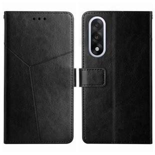 For OnePlus Nord 5 5G / Ace 5 Ultra Y-shaped Pattern Flip Leather Phone Case(Black)