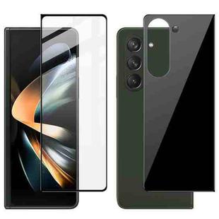 For Samsung Galaxy Z Fold5 5G imak Front Screen + Back Cover Tempered Glass Film, Phone Case Edition