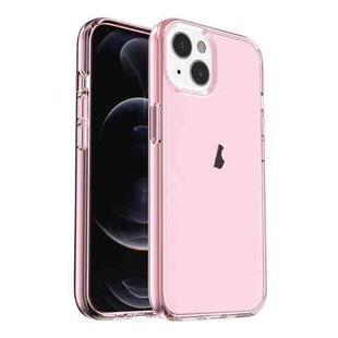 For iPhone 15 Shockproof Terminator Transparent Phone Case(Pink)