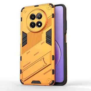 For Realme 12 5G Global Punk Armor 2 in 1 PC + TPU Phone Case with Holder(Orange)