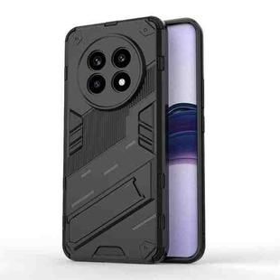 For Realme 13 Pro 5G Global Punk Armor 2 in 1 PC + TPU Phone Case with Holder(Black)