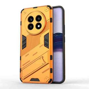 For Realme 13 Pro 5G Global Punk Armor 2 in 1 PC + TPU Phone Case with Holder(Orange)