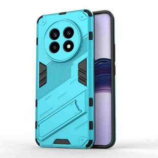 For Realme 13 Pro 5G Global Punk Armor 2 in 1 PC + TPU Phone Case with Holder(Blue)