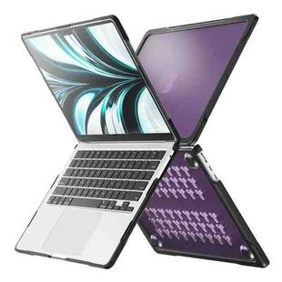 For MacBook Air 13.6 inch A2681 2022 Translucent Laptop Protective Case(Purple)