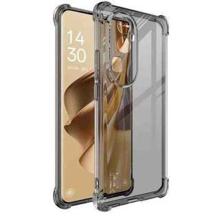 For OPPO Reno10 5G imak Shockproof Airbag TPU Phone Case(Transparent Black)