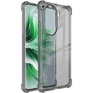 For OPPO Reno11 5G Global imak Shockproof Airbag TPU Phone Case(Transparent Black)