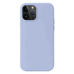 For iPhone 15 Pro Max Liquid Silicone Phone Case(Lilac Purple)