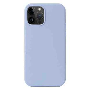 For iPhone 15 Pro Liquid Silicone Phone Case(Lilac Purple)