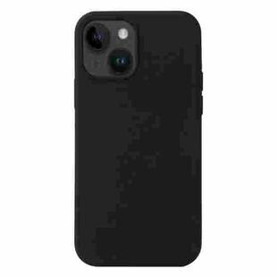 For iPhone 15 Liquid Silicone Phone Case(Black)