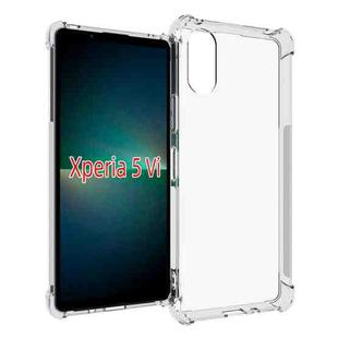 For Sony Xperia 5 VI Shockproof Non-slip Thickening TPU Phone Case(Transparent)