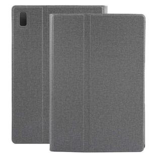 For BDF P30 WMC0810 / WMC0627 Cloth Texture Leather Tablet Case with Holder(Grey)