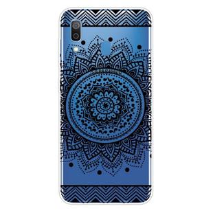 For Samsung Galaxy A30 Coloured Drawing Pattern Highly Transparent TPU Protective Case(Mandala)