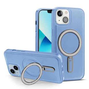 For iPhone 13 MagSafe Magnetic Holder Phone Case(Sierra Blue)