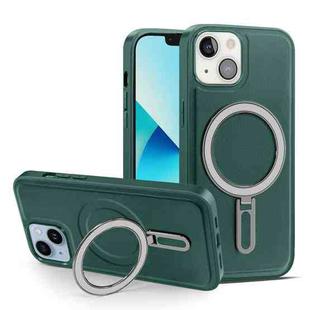 For iPhone 13 MagSafe Magnetic Holder Phone Case(Green)