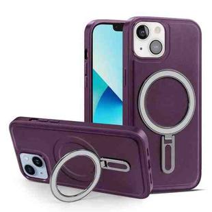 For iPhone 13 MagSafe Magnetic Holder Phone Case(Purple)