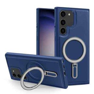 For Samsung Galaxy S23+ 5G MagSafe Magnetic Holder Phone Case(Royal Blue)