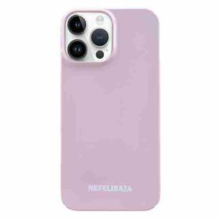 For iPhone 14 Pro Max Painted Pattern PC Phone Case(Pink)