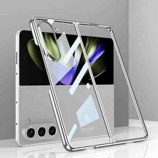 For Samsung Galaxy Z Fold5 GKK Phantom Electroplating Full Coverage Phone Case(Silver)