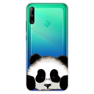 For Huawei P40 Lite E Coloured Drawing Pattern Highly Transparent TPU Protective Case(Panda)