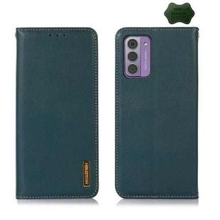 For Nokia G42 5G KHAZNEH Nappa Top Layer Cowhide Leather Phone Case(Green)