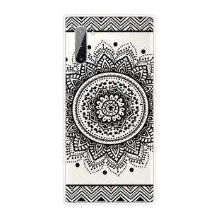 For Samsung Galaxy Note 10 Coloured Drawing Pattern Highly Transparent TPU Protective Case(Mandala)