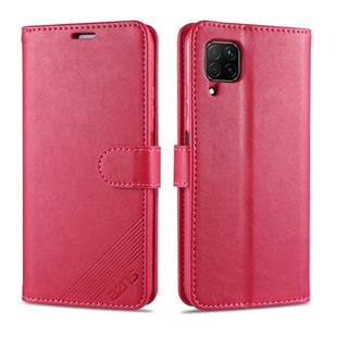 For Huawei Nova 6 SE AZNS Sheepskin Texture Horizontal Flip Leather Case with Holder & Card Slots & Wallet(Red)