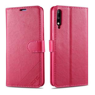 For Huawei Enjoy 10 / Honor Play 3 AZNS Sheepskin Texture Horizontal Flip Leather Case with Holder & Card Slots & Wallet(Red)