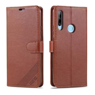 For Huawei Enjoy 10 Plus / P Smart Z AZNS Sheepskin Texture Horizontal Flip Leather Case with Holder & Card Slots & Wallet(Brown)