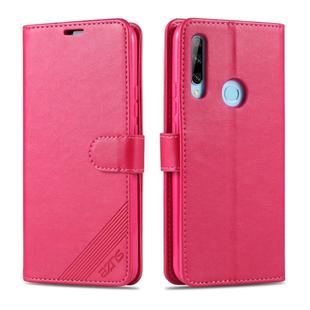 For Huawei Enjoy 10 Plus / P Smart Z AZNS Sheepskin Texture Horizontal Flip Leather Case with Holder & Card Slots & Wallet(Red)