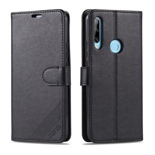 For Huawei Enjoy 10 Plus / P Smart Z AZNS Sheepskin Texture Horizontal Flip Leather Case with Holder & Card Slots & Wallet(Black)