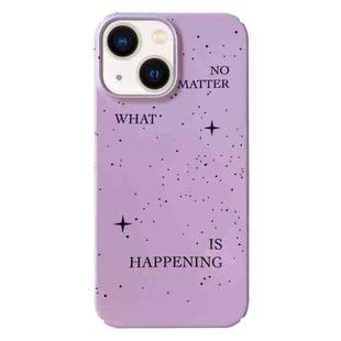 For iPhone 13 Painted Pattern PC Phone Case(Splashing Ink)