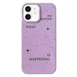 For iPhone 12 Painted Pattern PC Phone Case(Splashing Ink)