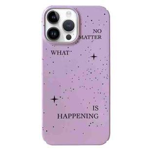 For iPhone 13 Pro Painted Pattern PC Phone Case(Splashing Ink)
