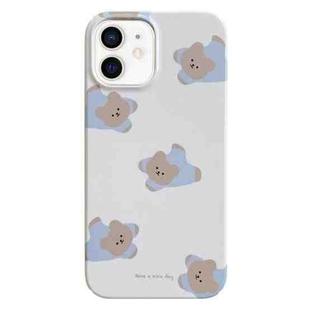 For iPhone 11 Painted Pattern PC Phone Case(Papa Bear)