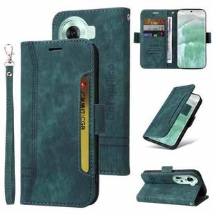 For OPPO Reno11 5G Global BETOPNICE Dual-side Buckle Leather Phone Case(Green)