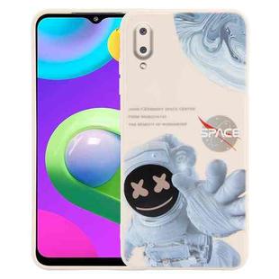 For Samsung Galaxy A02 EU Version Martian Astronaut Pattern Shockproof Phone Case(White)