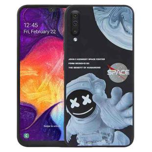 For Samsung Galaxy A50 / A30s / A50s Martian Astronaut Pattern Shockproof Phone Case(Black)