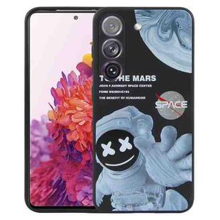 For Samsung Galaxy S20 FE 5G Martian Astronaut Pattern Shockproof Phone Case(Black)