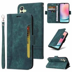 For Samsung Galaxy A24 4G BETOPNICE Dual-side Buckle Leather Phone Case(Green)