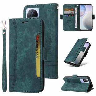 For vivo Y02 4G / Y02A / Y11 2023 BETOPNICE Dual-side Buckle Leather Phone Case(Green)