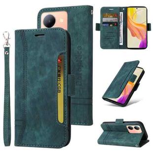 For vivo Y78 5G Global BETOPNICE Dual-side Buckle Leather Phone Case(Green)